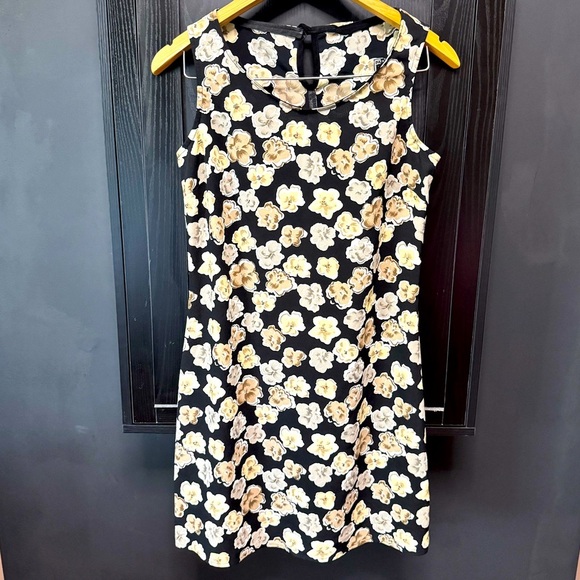 Floral midi semi sheer dress - Picture 1 of 7